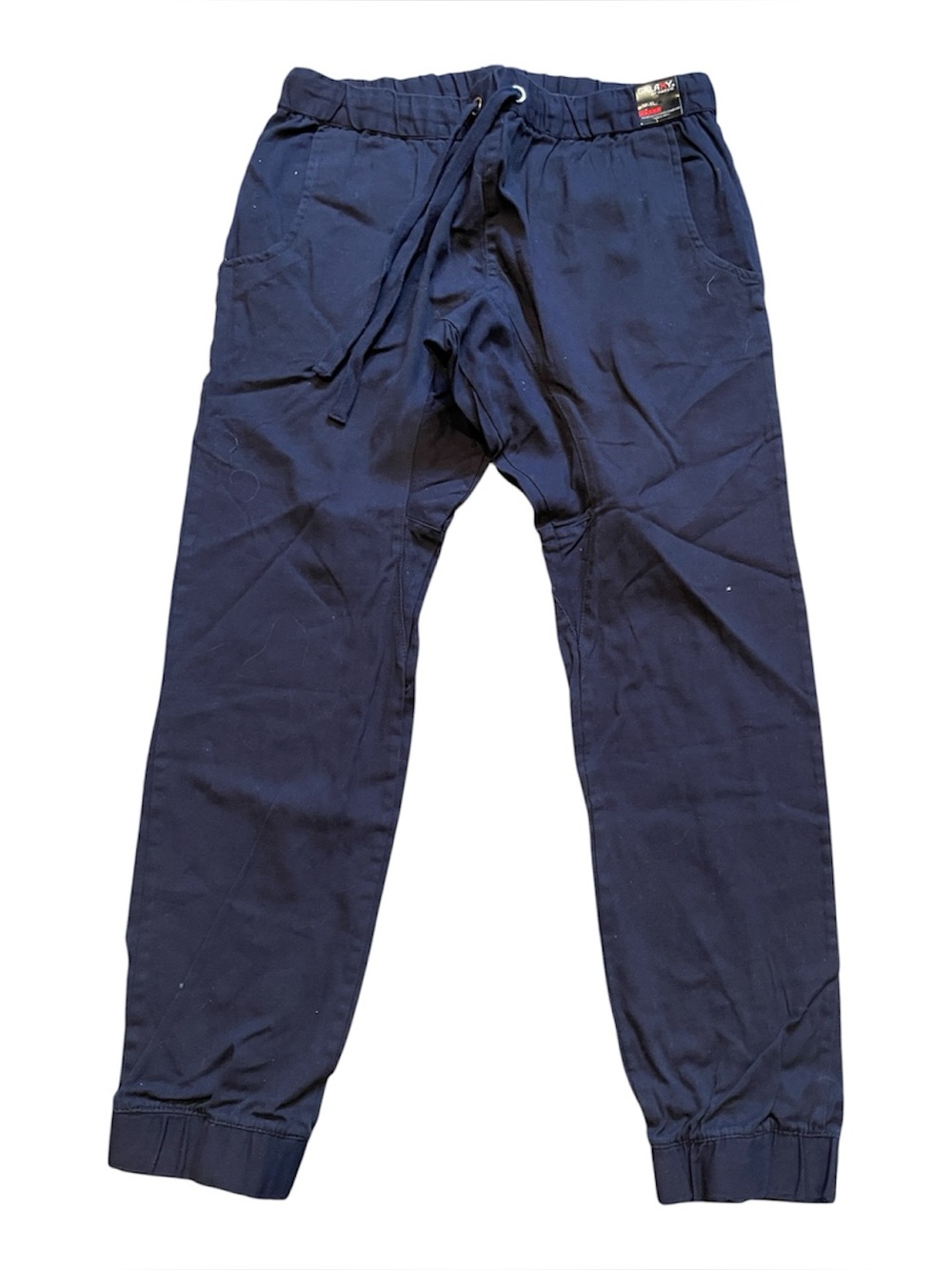 Galaxy by Harvic Woman’s Cotton Navy Jogger Pull On‎ Pants Sz XL